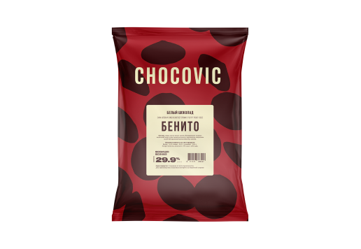 Шоколад белый 29,9% (монетки) БЕНИТО Chocovic